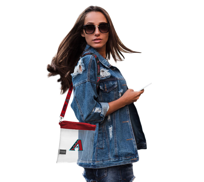 Littlearth MLB Clear Pattern Strap Bag — View 3