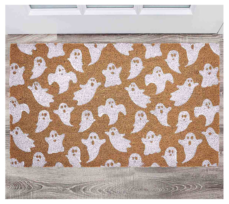 VCNY Home Flying Ghost Halloween Coir Outdoor Doormat, 18"x30" — Main view