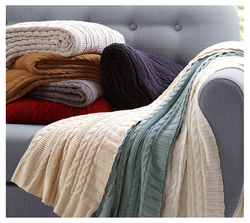 VCNY Home Dublin Cable Knit Throw Blanket — View 19