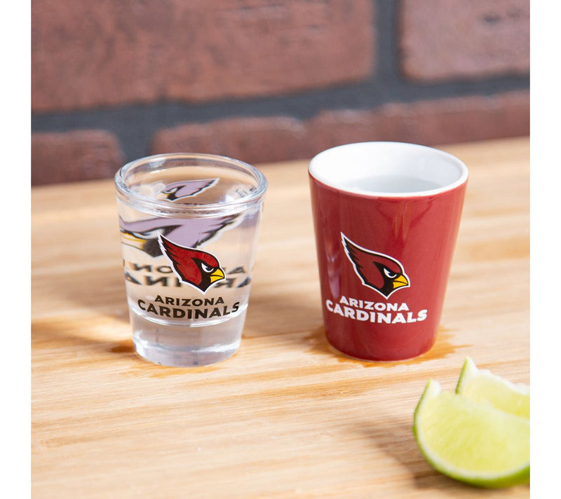 Evergreen 4-Piece 2oz. Shot Glass Gift Set withNFL Team Logo — View 4