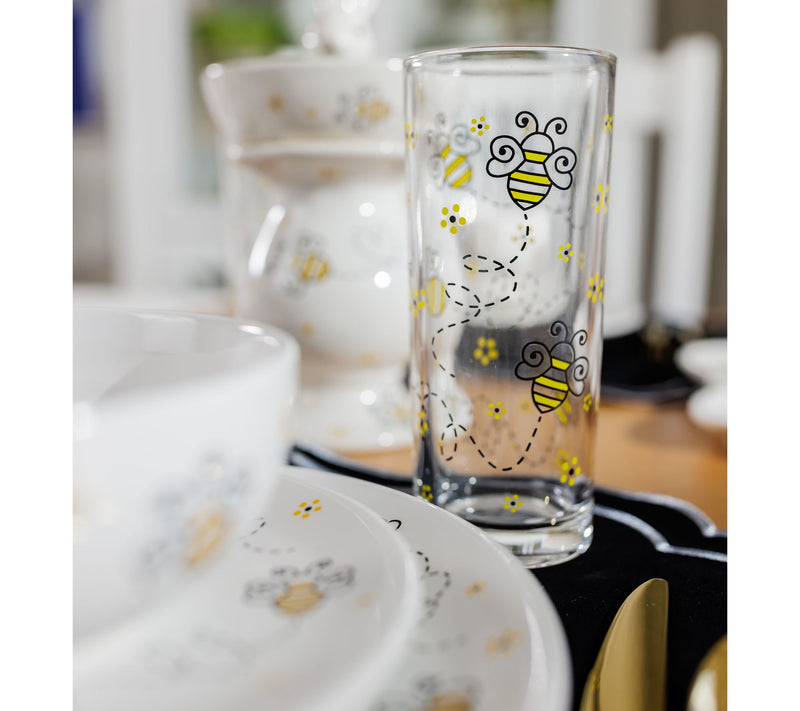 Temp-tations Special Edition Set of (4) 14oz Straight Walled Glass Tumblers — View 3