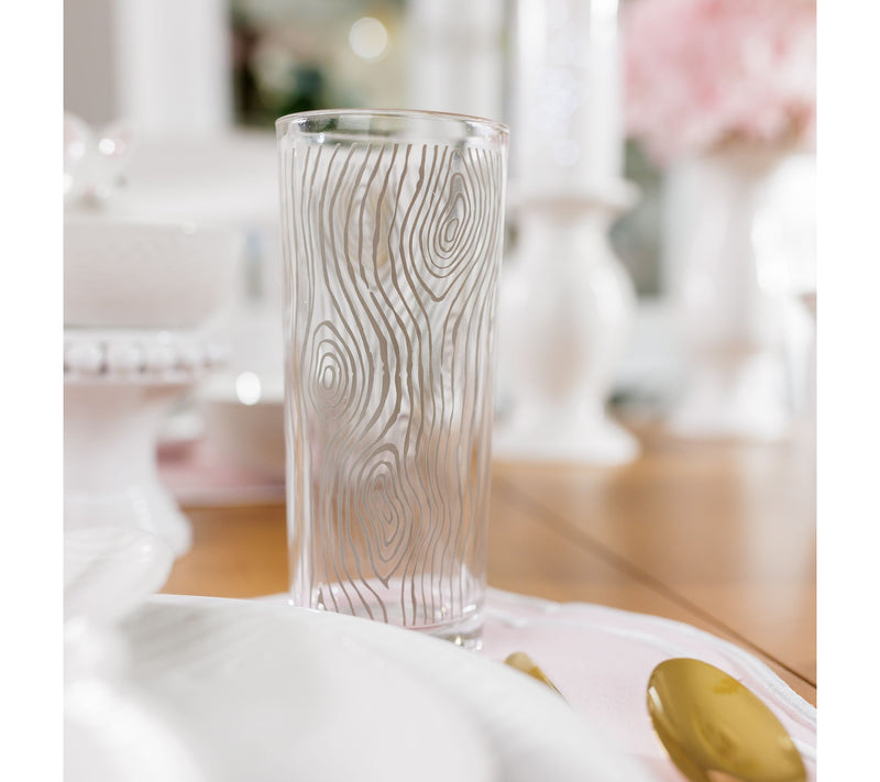 Temp-tations Special Edition Set of (4) 14oz Straight Walled Glass Tumblers — View 2