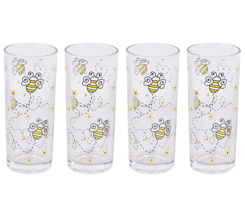 Temp-tations Special Edition Set of (4) 14oz Straight Walled Glass Tumblers — Main view