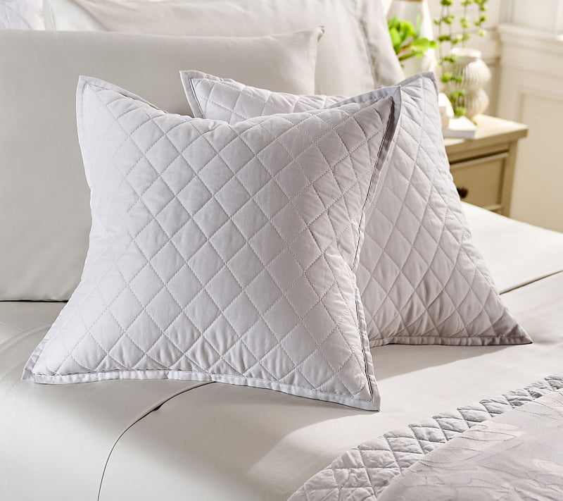 Northern Nights Set of 2 Diamond Quilted 18x18 Dec Pillows — View 2