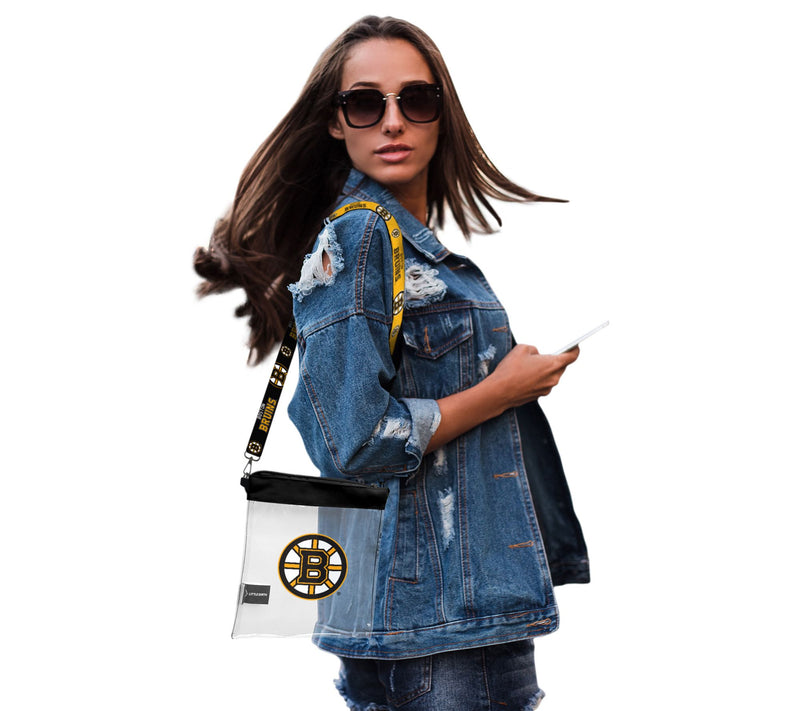 Littlearth NHL Clear Pattern Strap Bag — View 2