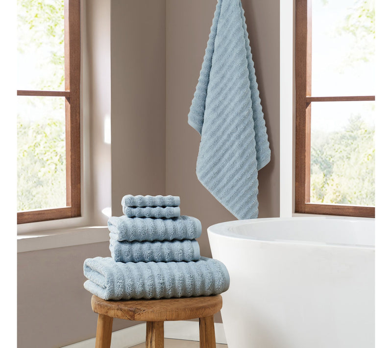 Brooklyn Loom T extured Zero Tw ist 6 Piece Tow el Set — View 12
