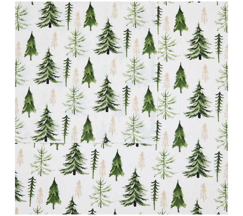 Truly Soft Trees Twin Flannel Sheet Set — View 3