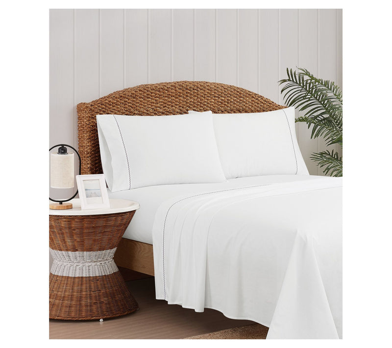 Oceanfront Resort Solid Percale 5 Piece Split King Sheet Set — View 10