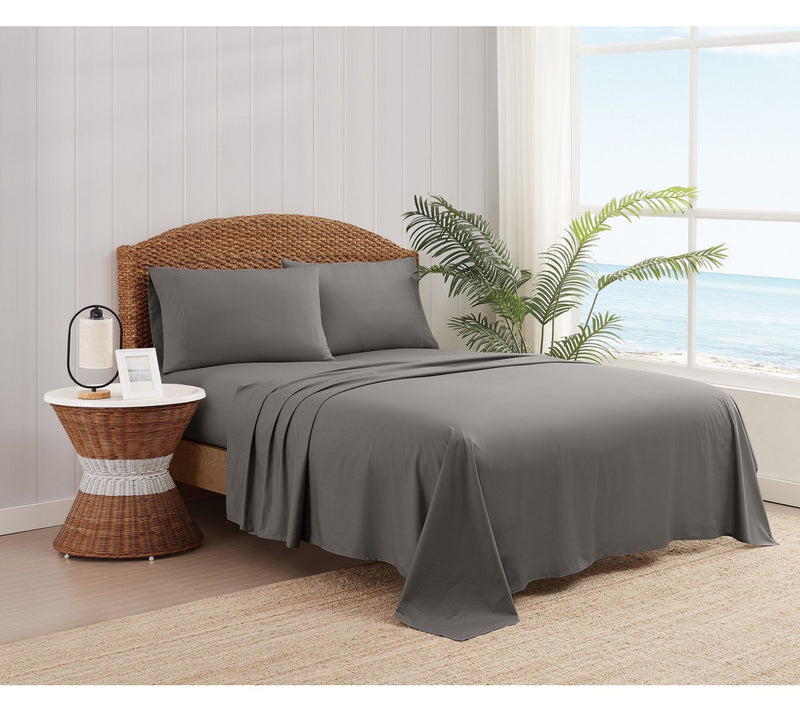 Oceanfront Resort Solid Percale 4 Piece Queen Sheet Set — View 10