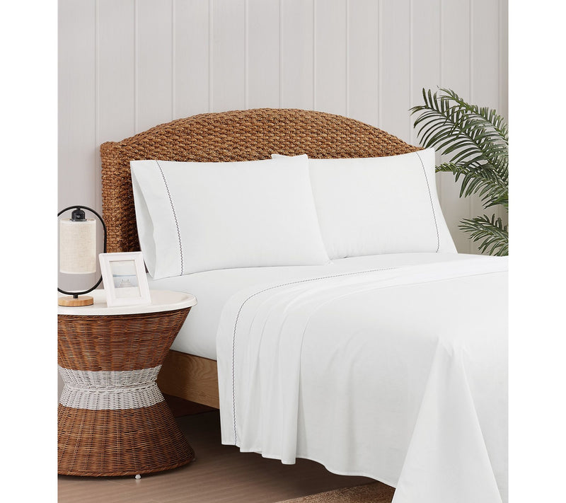Oceanfront Resort Solid Percale 4 Piece King Sheet Set — View 5