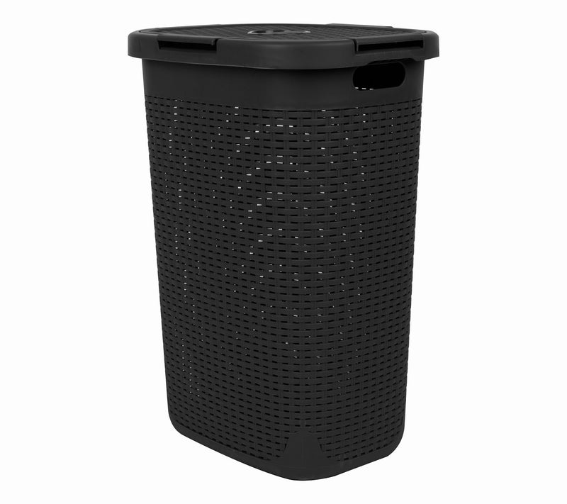 Mind Reader 60L Slim Laundry Hamper Clothes Basket with Lid — View 21