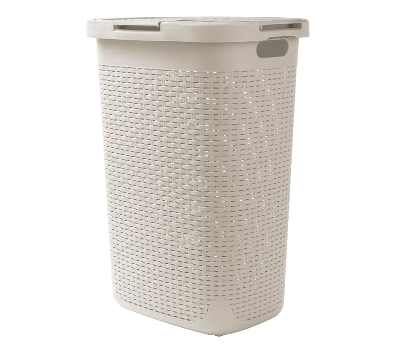 Mind Reader 60L Slim Laundry Hamper Clothes Basket with Lid — View 22