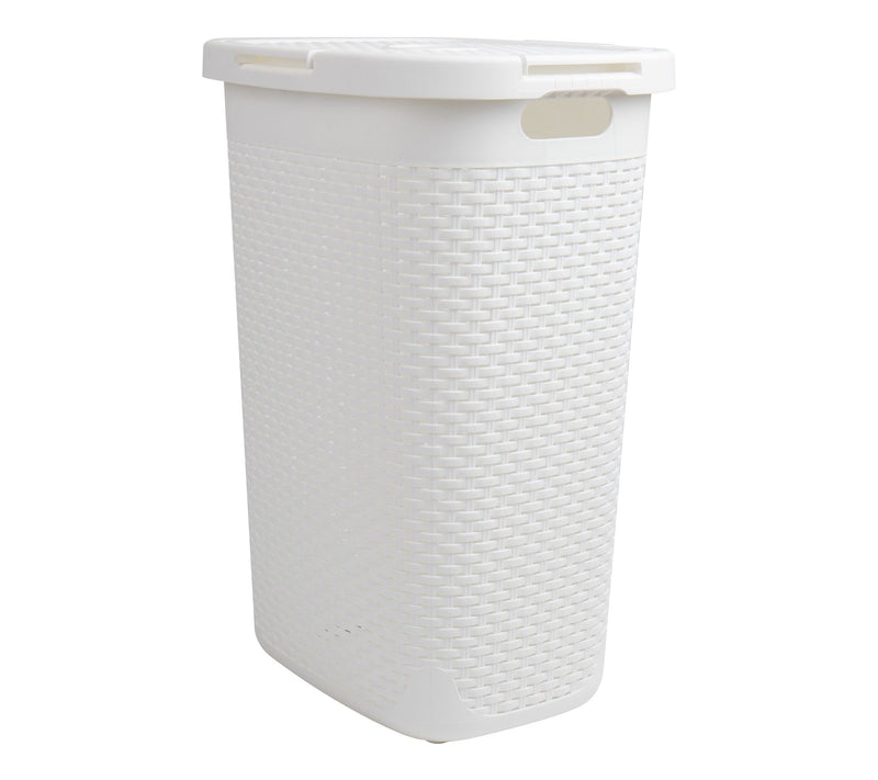 Mind Reader 60L Slim Laundry Hamper Clothes Basket with Lid — View 26