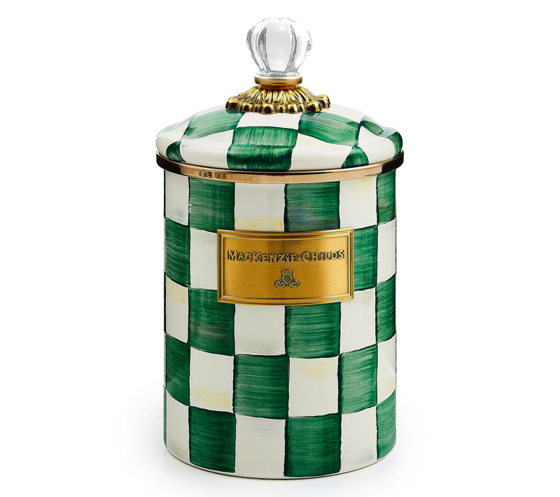 MacKenzie- Childs Enamel Check Medium Canister — Main view