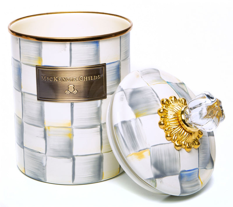 MacKenzie- Childs Enamel Check Medium Canister — View 2