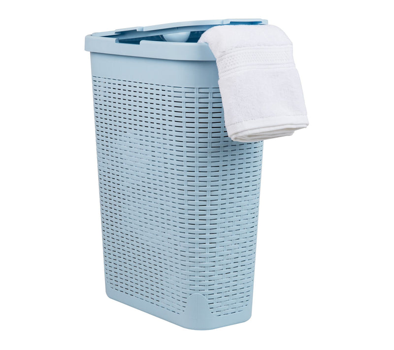 Mind Reader 40L Slim Laundry Hamper with Lid /Clothes Basket — View 27