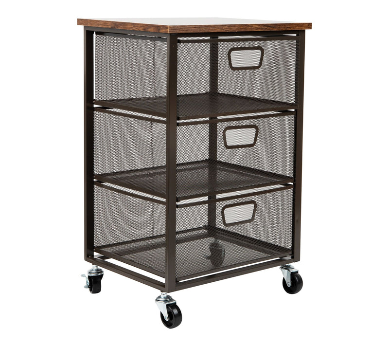 Mind Reader Cart with Drawers Office Organizer — View 6