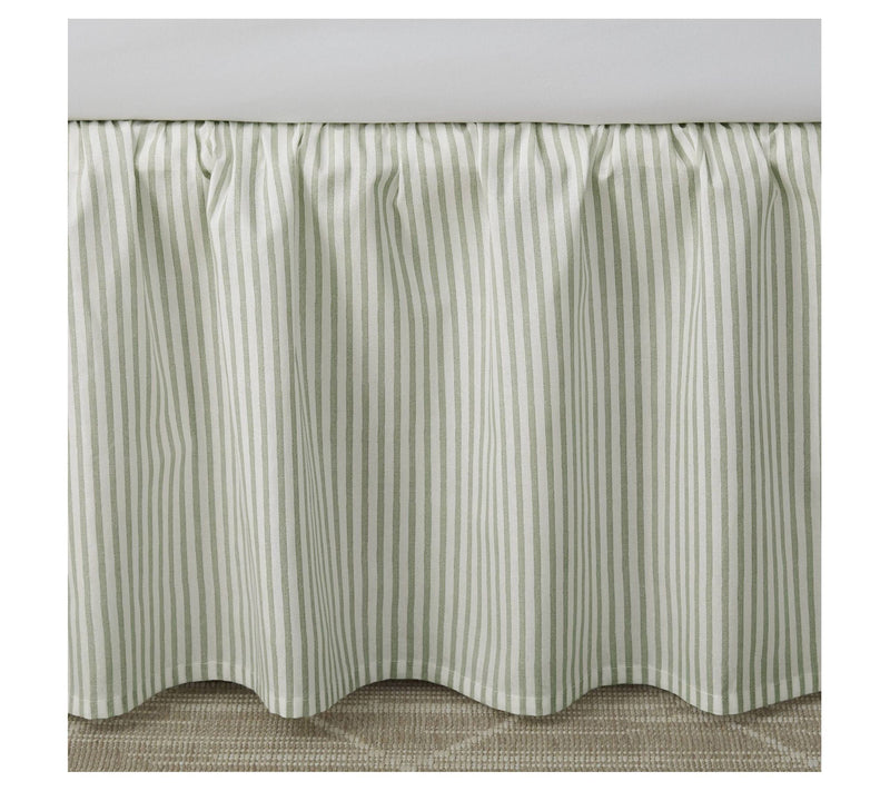 Laura Ashley Classics Green King Bedskirt — View 3