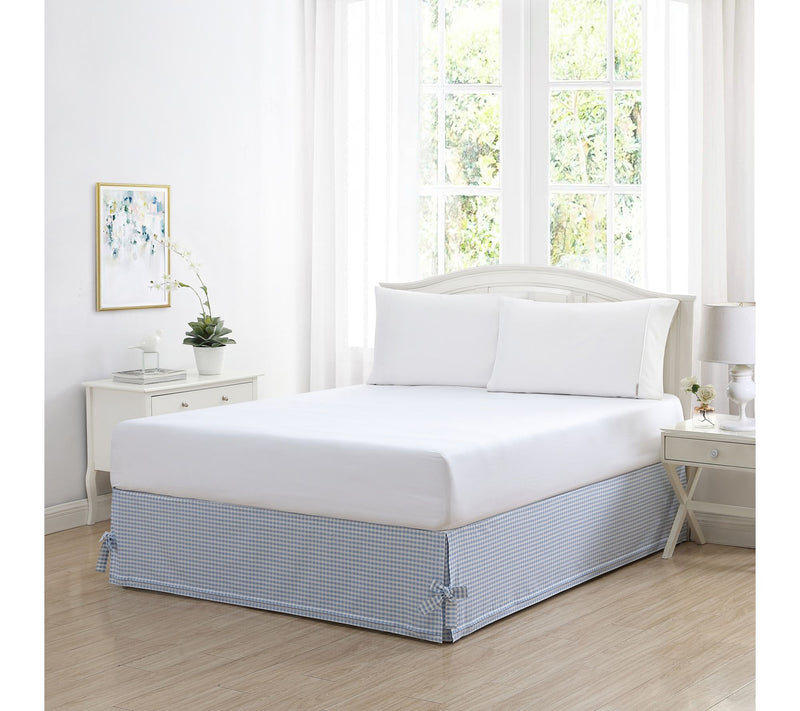 Laura Ashley Hedy Blue Full Bedskirt — Main view