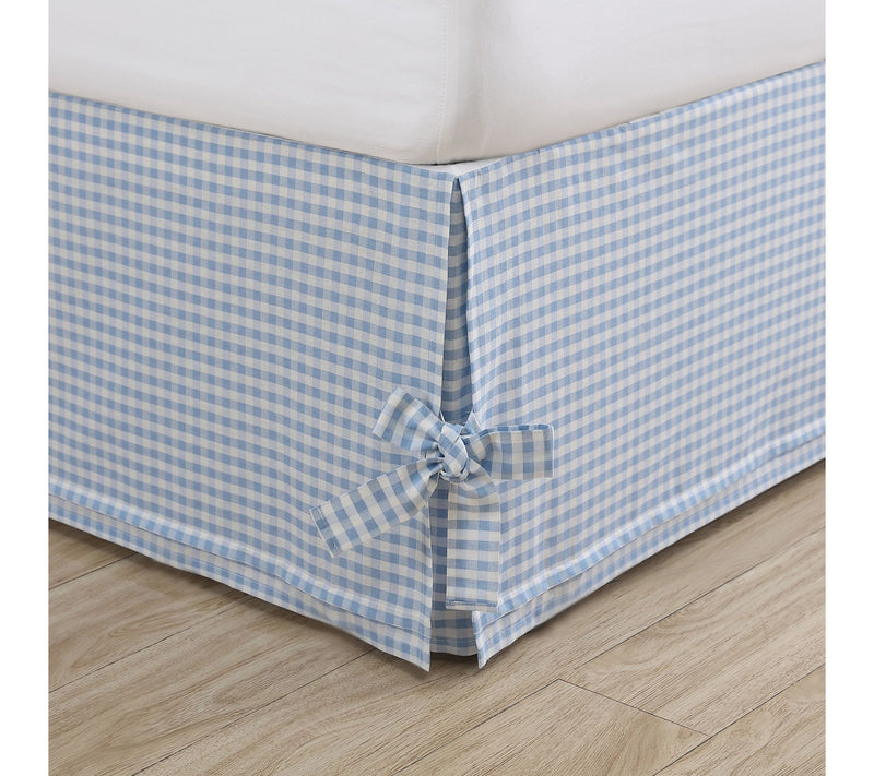 Laura Ashley Hedy Blue King Bedskirt — View 2