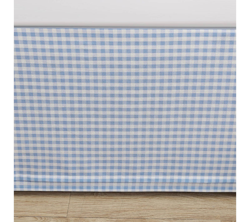 Laura Ashley Hedy Blue King Bedskirt — View 3