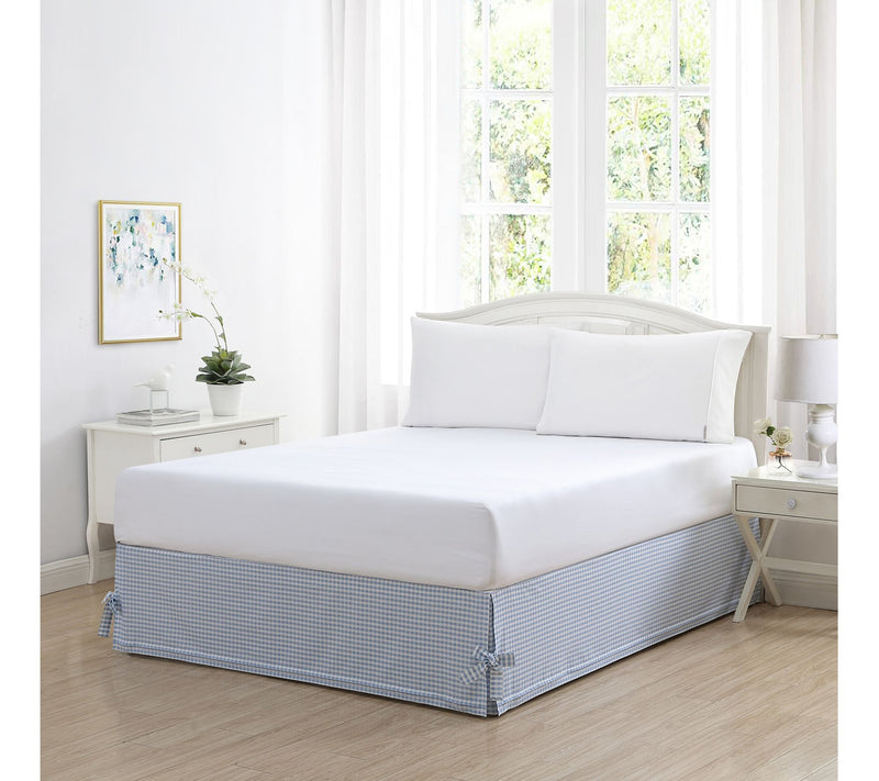 Laura Ashley Hedy Blue Twin Bedskirt — Main view
