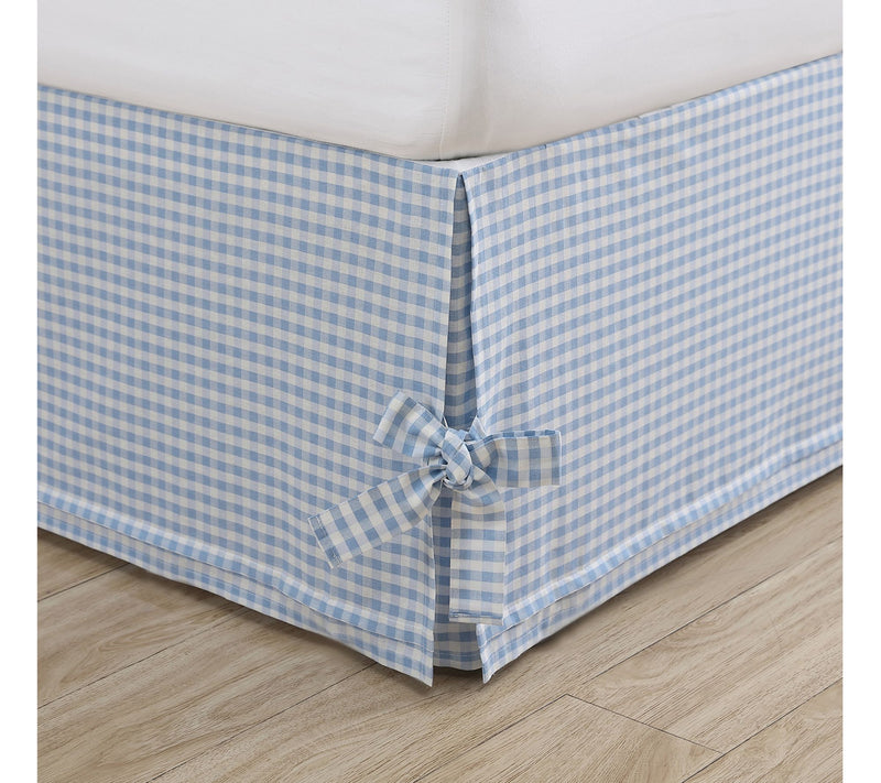 Laura Ashley Hedy Blue Twin Bedskirt — View 2