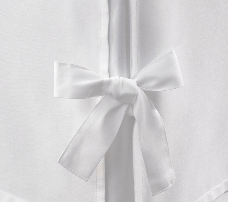 Laura Ashley Solid White King Tailored Bedskirt — View 3