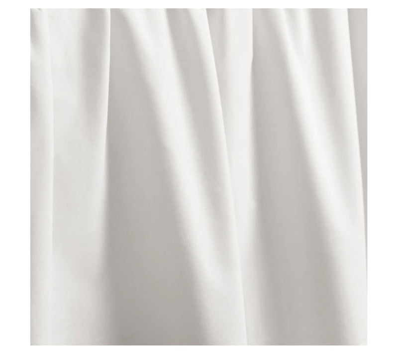 Laura Ashley Solid White Ruffled Twin Bedskirt — View 3