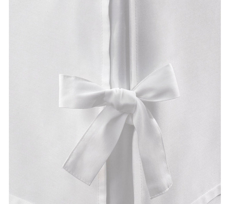 Laura Ashley Solid White Twin Tailored Bedskirt — View 3