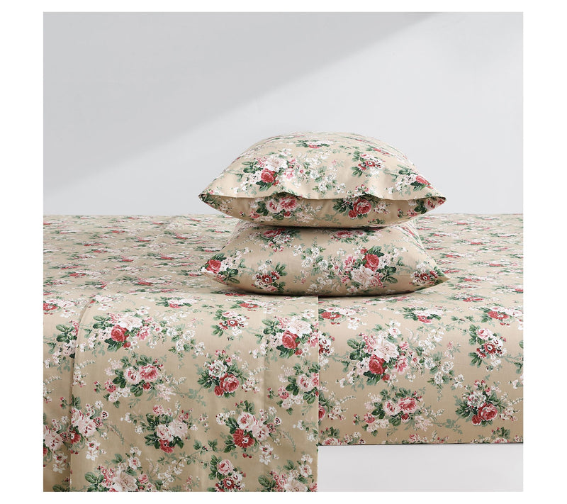 Laura Ashley Ashfield Green Queen Sheet Set — View 3
