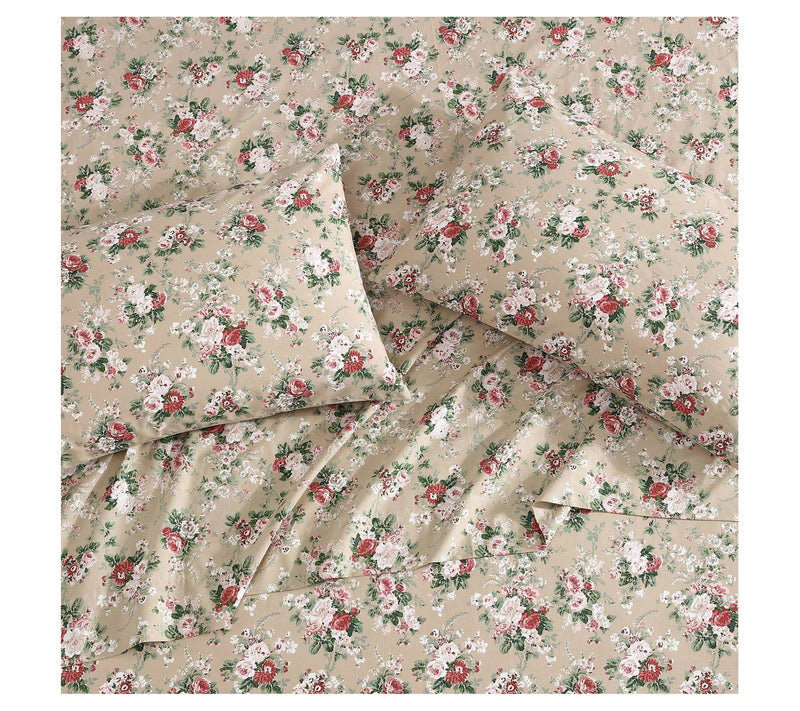 Laura Ashley Ashfield Green King Sheet Set — View 4
