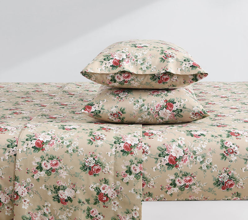 Laura Ashley Ashfield Green Twin Sheet Set — View 3