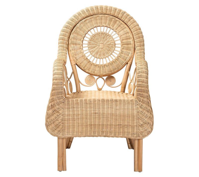 bali & pari Putri Natural Rattan Arm Chair — View 2