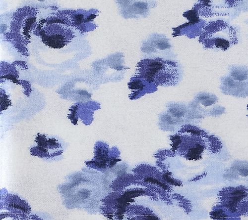 Laura Ashley Emelisa Blue King Flannel Sheet Set — View 9