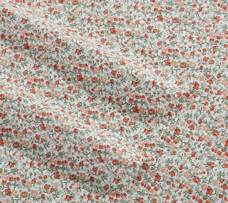 Laura Ashley Emogene Terracotta Full Sheet Set — View 5