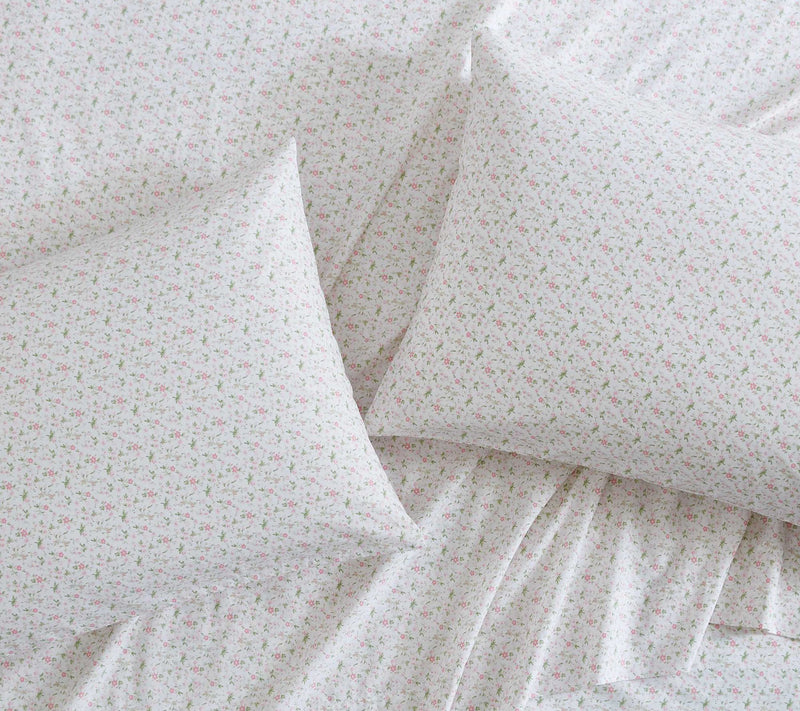 Laura Ashley Evie Pretty Pink King Sheet Set — View 3