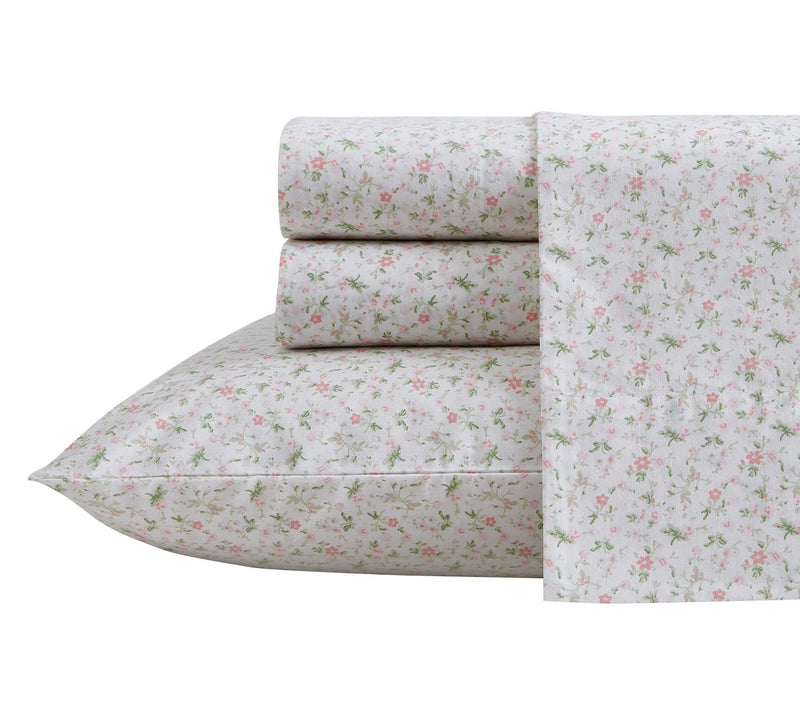 Laura Ashley Evie Pretty Pink Full Sheet Set — View 2
