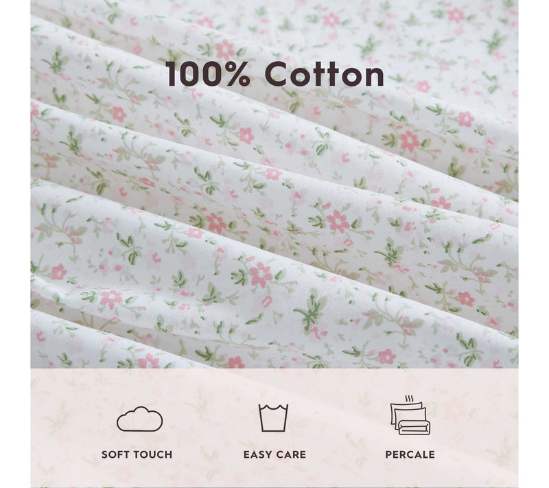 Laura Ashley Evie Pretty Pink Twin Sheet Set — View 7