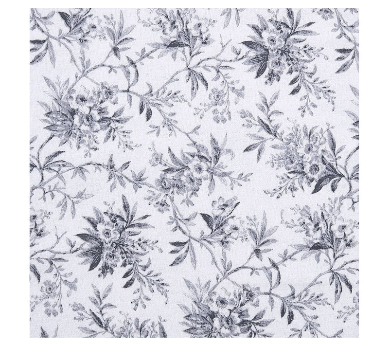 Laura Ashley Faye Black Toile Full Flannel Sheet Set — View 6