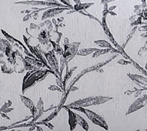 Laura Ashley Faye Black Toile King Flannel Sheet Set — View 9