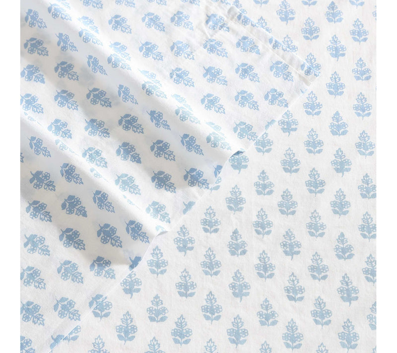 Laura Ashley Francesca Blue Queen Sheet Set — View 4