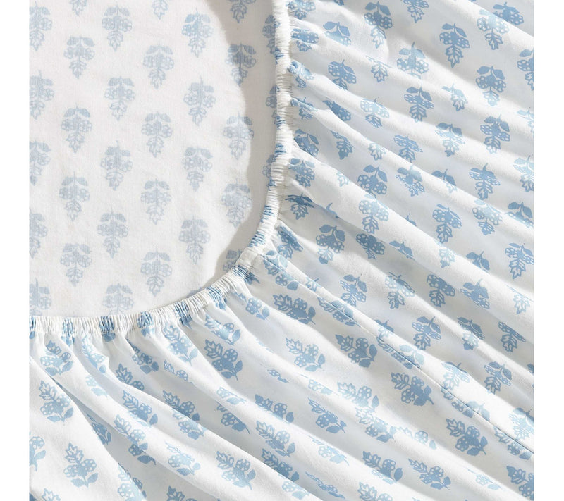 Laura Ashley Francesca Blue Queen Sheet Set — View 5