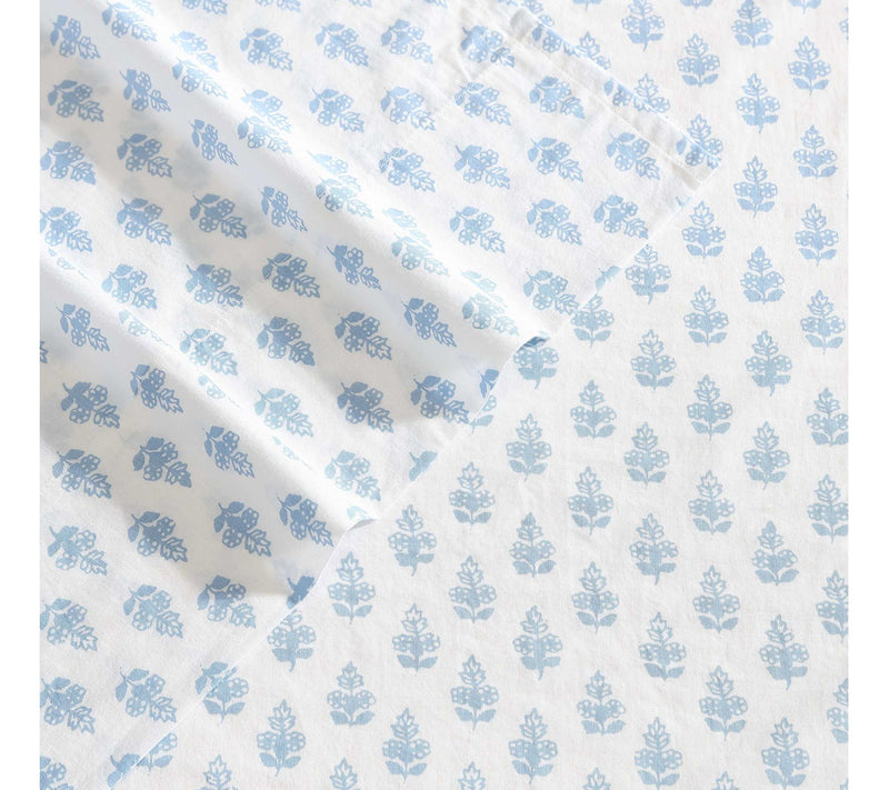 Laura Ashley Francesca Blue Full Sheet Set — View 4