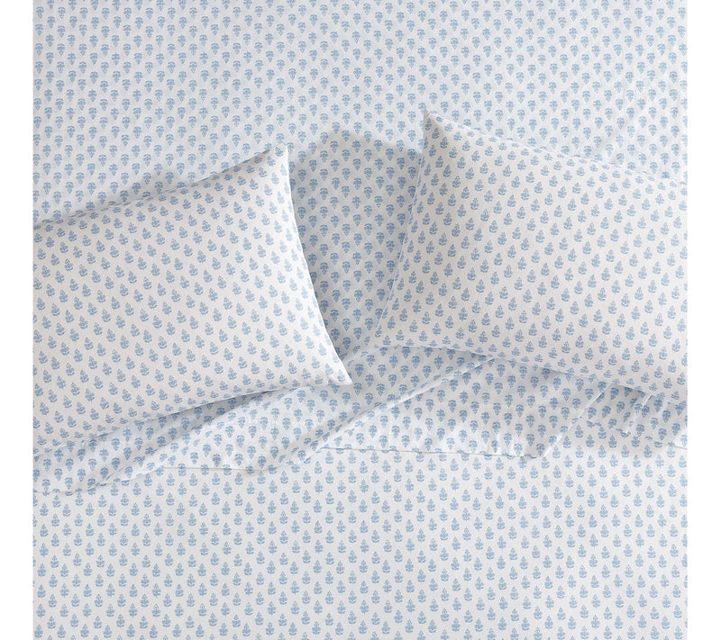 Laura Ashley Francesca Blue Twin Sheet Set — View 3