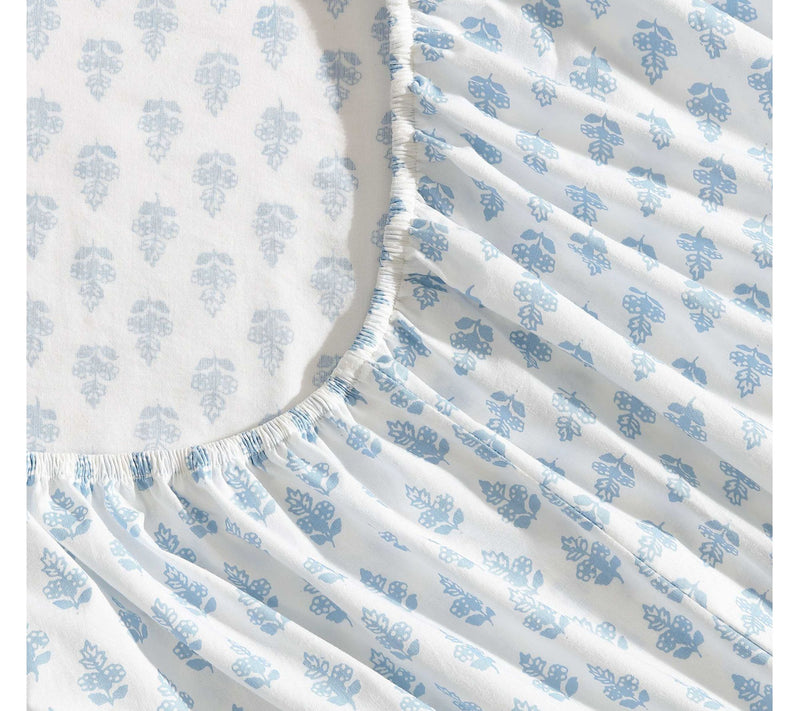 Laura Ashley Francesca Blue Twin Sheet Set — View 5