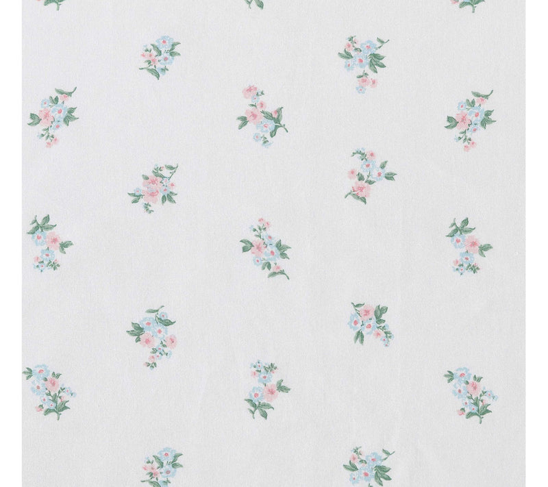 Laura Ashley Harperette Pink-Blue Queen Sheet Set — View 6