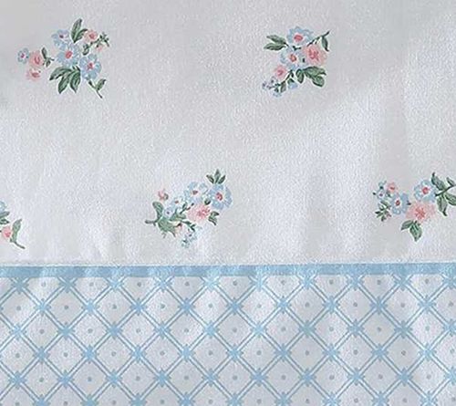 Laura Ashley Harperette Pink-Blue Queen Sheet Set — View 9