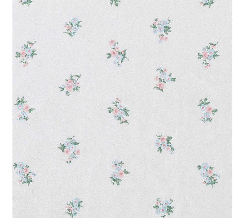 Laura Ashley Harperette Pink-Blue Full Sheet Set — View 6