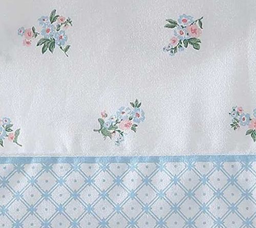 Laura Ashley Harperette Pink-Blue Full Sheet Set — View 8